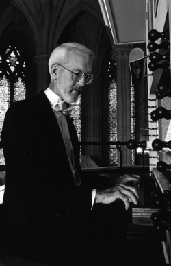 Robert Parkins, university organist at Duke University, performs on the UW's Littlefield Organ Series.