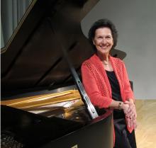 Piano Professor Robin McCabe (Photo: Joanne DePue)