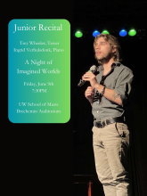 Voice student Trey Wheeler