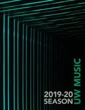 UW Music 2019-20 Concert Season brochure cover