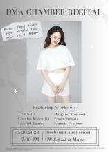 Degree recital poster 