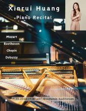 Xinrui Huang recital flyer