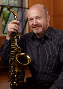 Saxophonist Michael Brockman