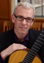 Michael Partington, head of the UW's guitar program (Photo: Steve Korn)