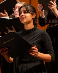 UW choral singer