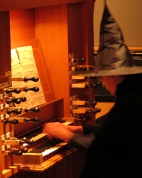 Halloween Organ Concert Witch