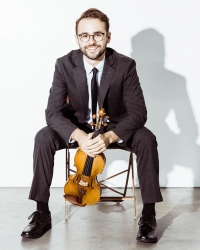 Guest violinist Cameron Daly