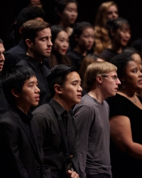 Gospel Choir rehearsal (Photo: Steve Korn). 