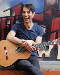Guitarist Naeim Rahmani, creator of the Seattle Isfahan Project