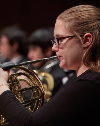 UW Symphonic Band, French Horn (photo: Steve Korn)