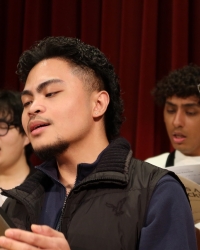 University singers in rehearsal (Photo: Madelyn Harris).