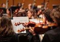 UW Symphony violins