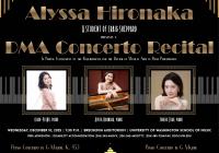 Alyssa Hironaka recital poster