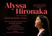 Alyssa Hironaka recital flyer