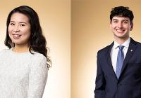Chiao-Yu and Leo, Husky 100 students