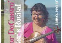 Taylor Decastro recital poster