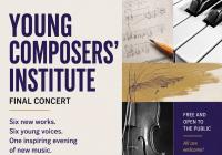 Summer Composition Institute final concert flyer