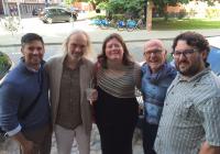 Geoffrey Boers and Choral Conducting Students in Latvia