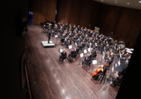 Campus and Concert Bands at Meany Hall (Photo: Gary Louie).