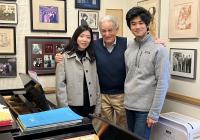 Winners of the Piano Concerto Competition with Professor Sheppard (Photo: Joanne DePue).