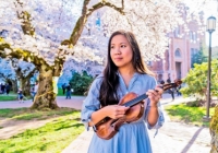 Violinist and UW Music alumna Emilie Choi Photo: Alice Ouyang.