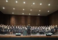 Phylis Byrdwell leads the UW Gospel Choir.