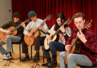 UW guitar students in rehearsal (Photo: Madelyn Harris).