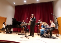 Jazz Innovations series in Brechemin Auditorium (Photo: Joanne DePue).