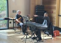 John-Carlos Perea and Marc Seales perform at the UW Intellectual House.