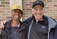 Seales and Salzman looking happy (Photo: Joanne DePue). 