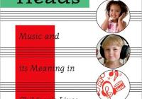 Songs in Their Heads: Music and its Meaning in Children's Lives Cover