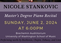 Nicole Stankovic recital flier