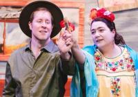 UW Voice alums Virginia Elizondo and Darrell Jordan in Seattle Opera's April 2023 production of "Frida Kahlo and the Bravest Girl in the World." 