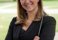 Graduate wind conducting student Shayna Stahl (Photo: courtesy Shayna Stahl). 
