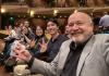 Michael Brockman and UW music students at a recent Seattle Symphony performance 