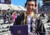 Alex Nguyen at graduation