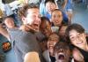 Cody Case with students