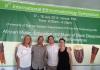 Professor Patricia Campbell with Ethnomusicology doctoral students David Aarons, Joe Kinzer, and Jocelyn Moon at the University of Dar es Salaam in Tanzania