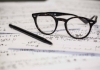 glasses on sheet music (photo: Dayne Topkin)