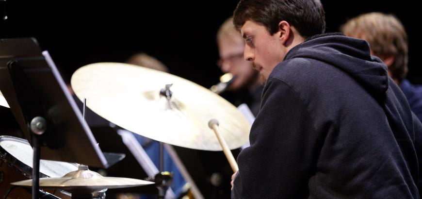 Jazz drummer