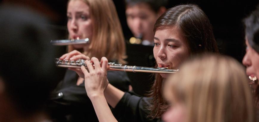 Wind Ensemble flute section