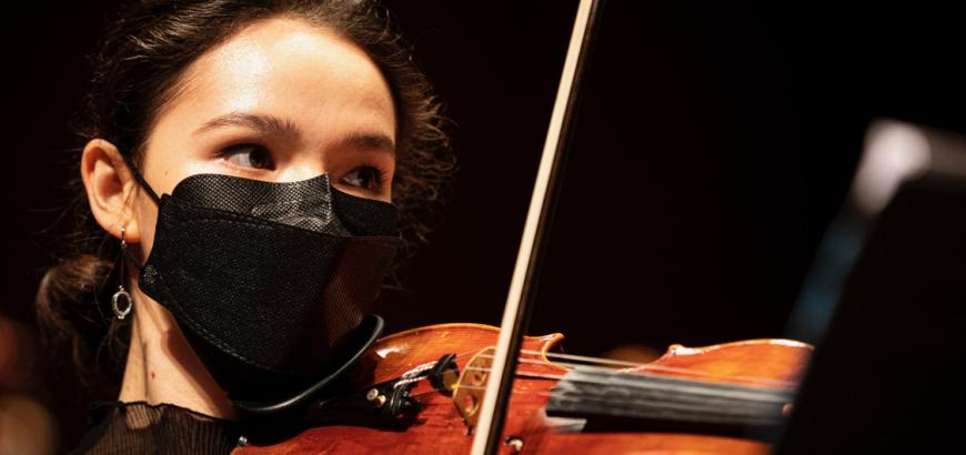 Student violinist