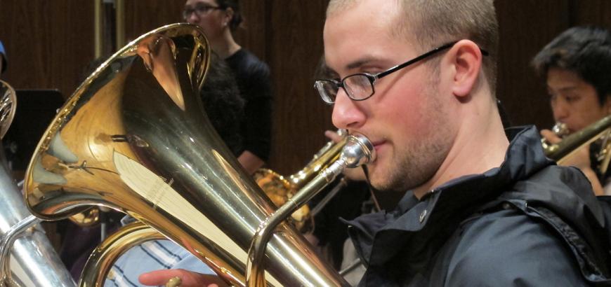 Tuba player