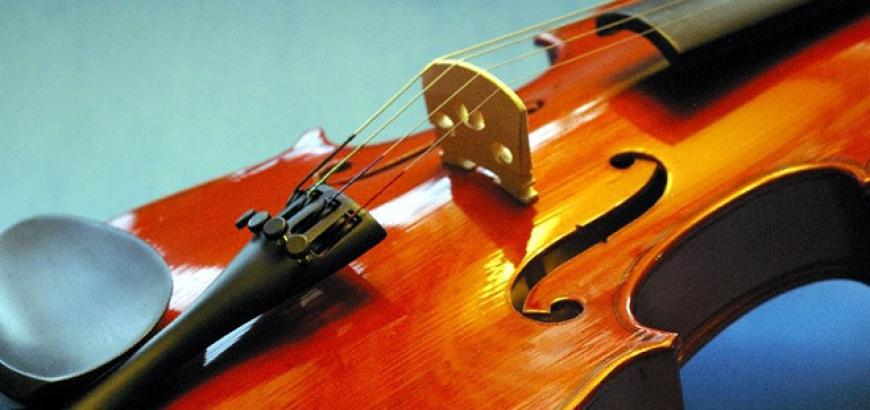 Blue violin
