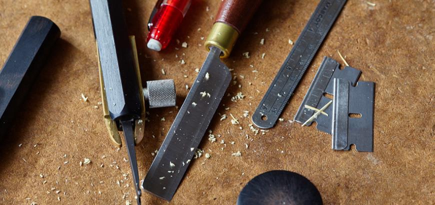 Double Reed Whittling Tools (photo: Steve Korn)