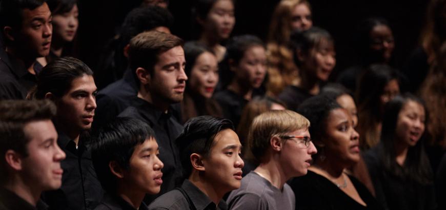 Gospel Choir rehearsal (Photo: Steve Korn).