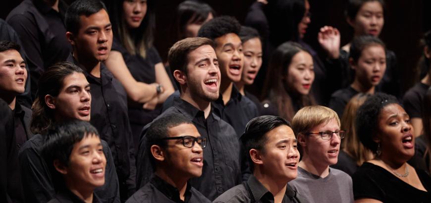 Members of UW Gospel Choir (photo: Steve Korn)
