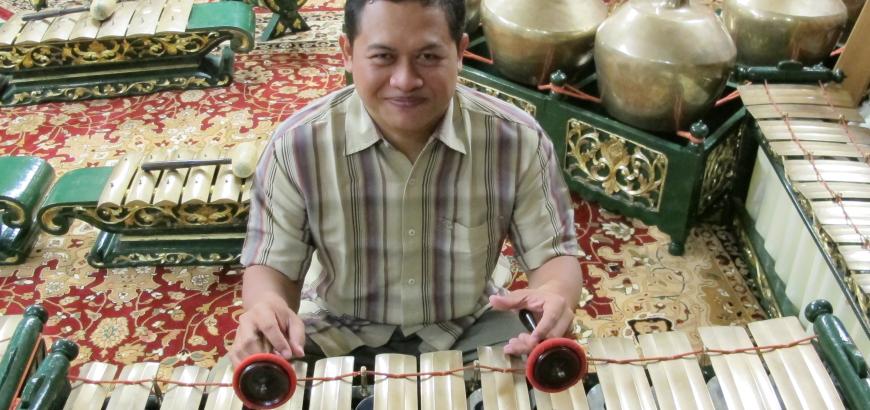 Gamelan musician Heri Purwanto is the Spring Quarter Ethnomusicology Visiting Artist.