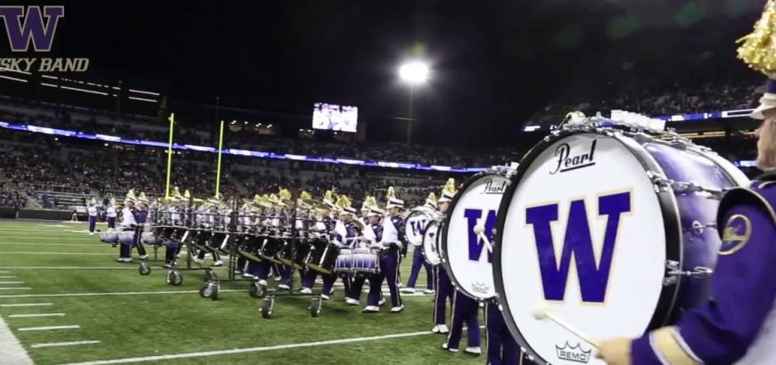 UW Marching Band Husky Drumline