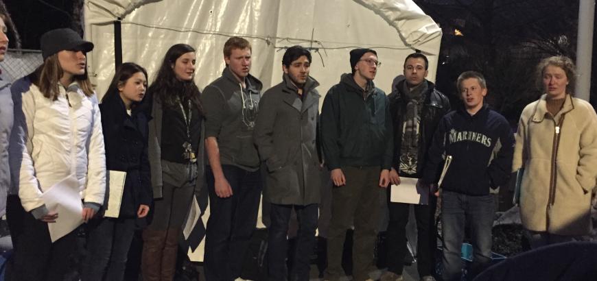 University Chorale performs at Tent City 3 - UW Music